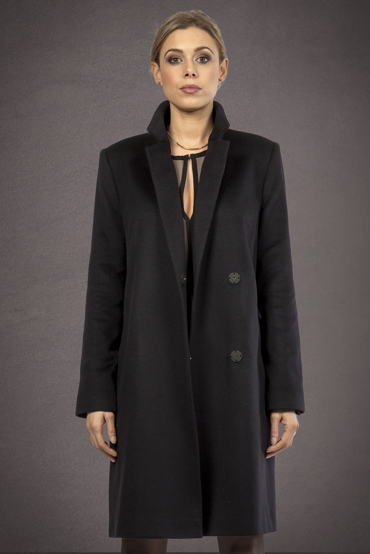 Manteau Cachemire Fermeture Crois E Winter Outfits Store